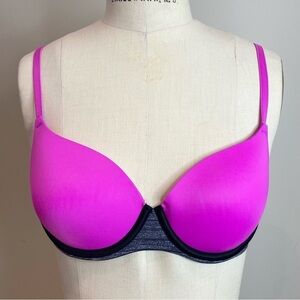 PINK by Victoria's Secret Everywhere Lightly Lined Bra Pink Grey 34C